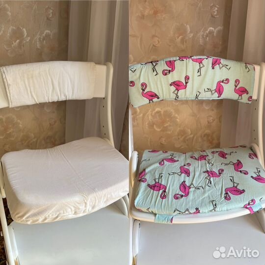 2 подушки на растущий стул