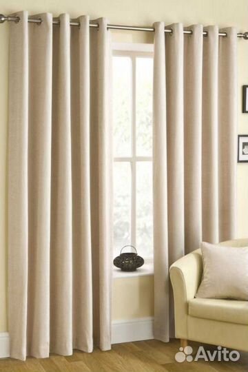 Шторы блэкаут на люверсах / пошив штор