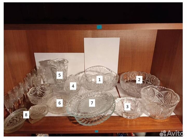 Хрусталь, ваза, салатник