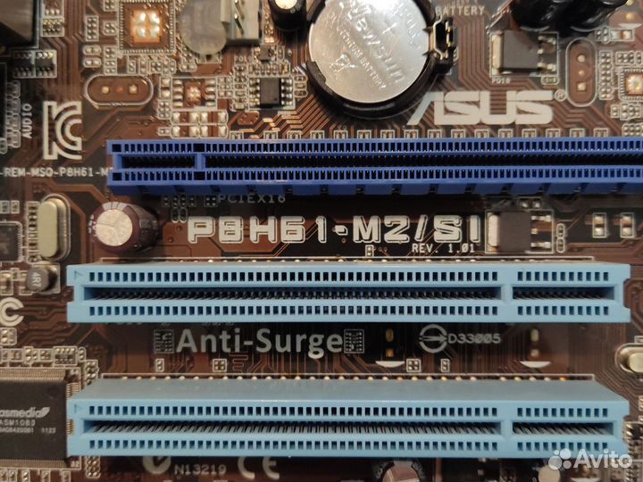 Материнская плата Asus P8H61-M2/SI 1155 H61