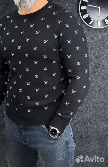 Джемпер Луи черный от 48 до 56