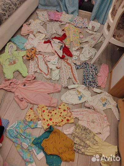 Вещи пакетом для девочки 56 62 68
