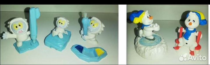 Игрушки из Киндер-Макси и Макдональдса