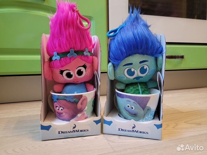 Подарки Игрушка-брелок в кружке Тролль Розочка