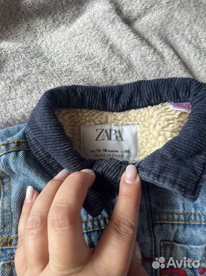 Джинсовый костюм zara детский