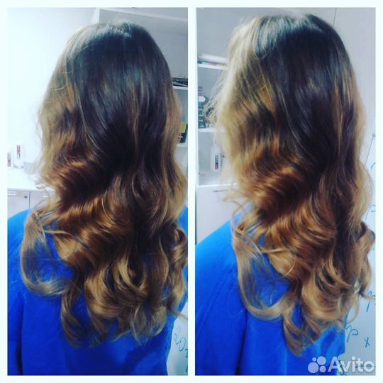 Окрашивание волос модель