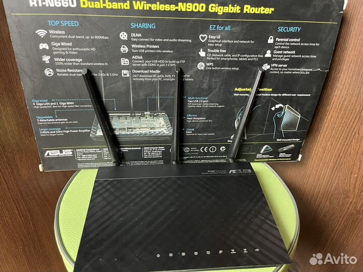 Wi-Fi роутер Asus RT-N66U 2.4/5 ггц LTE