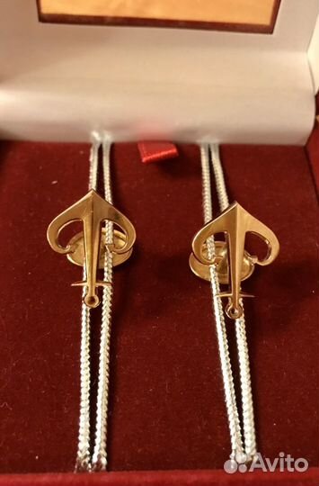 Запонки мужские «Якорь»