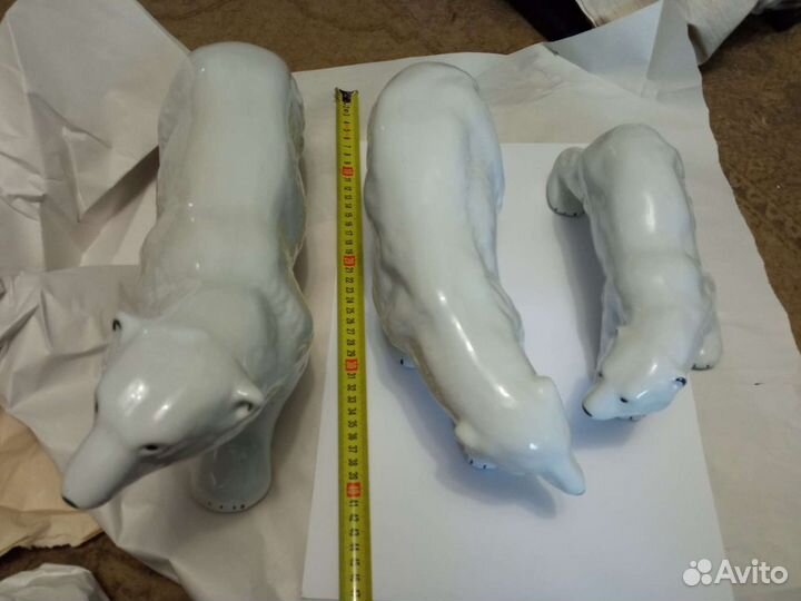 Белый медведь три размера 45,35,29