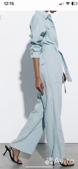 Комбинезон лен с хлопком Zara размер S