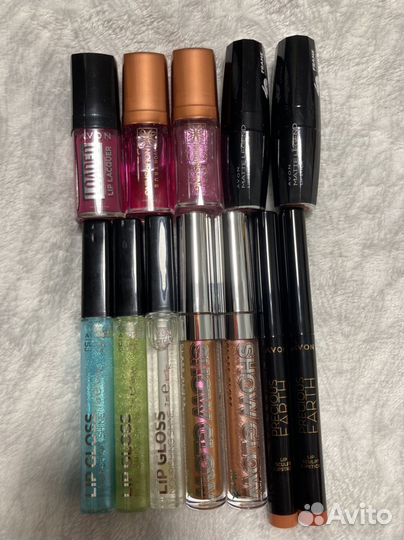 Средства для губ Avon, карандаши для глаз,тушь