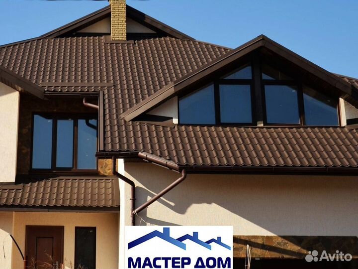 Кровля крыши под ключ.Кровельные и фасадные работы