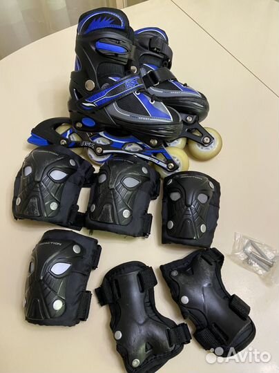 Коньки раздвижные р.30-33