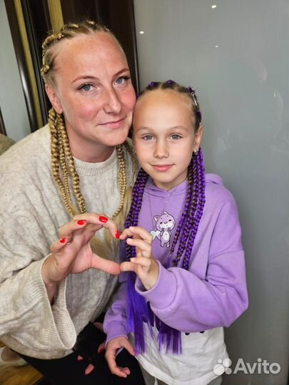 Плетение кос, боксёрские, водопад