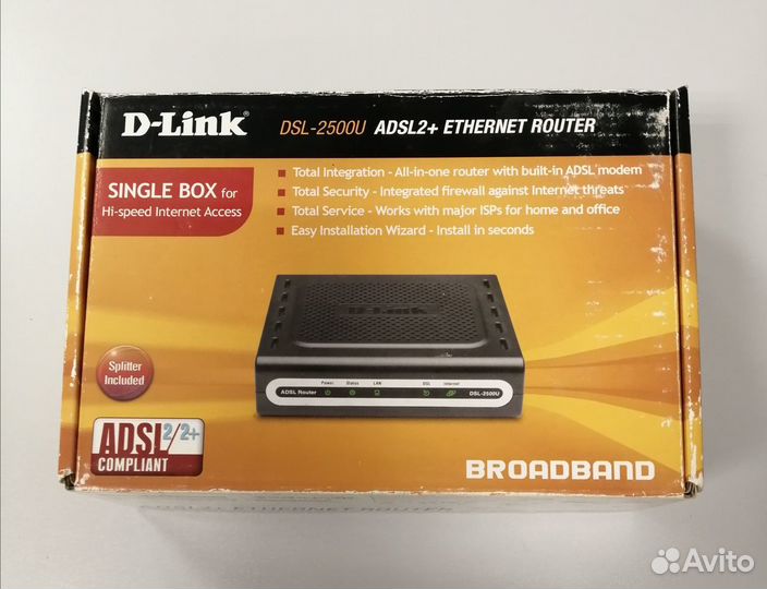 Роутер D-Link DSL-2500U