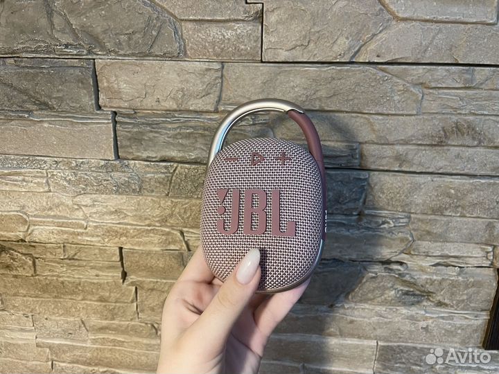 Портативная колонка JBL clip 4 Розовая/Оригинал