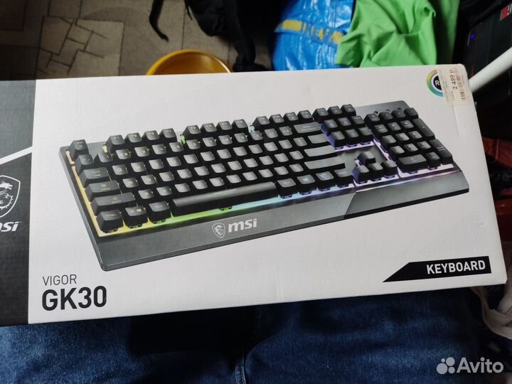 Игровая клавиатура msi vigor GK30