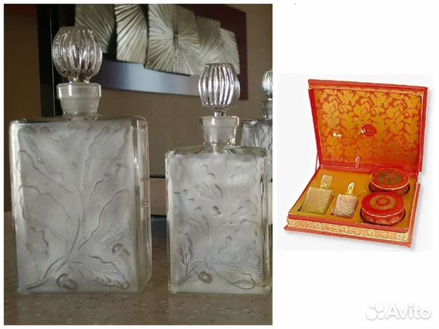 Флаконы красивые редкие много СССР 40-50гг