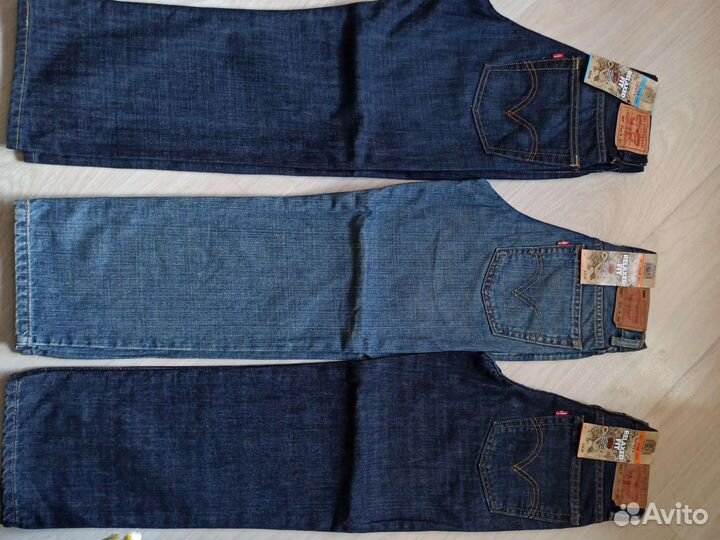 Оригинальные джинсы левайс (левис),новые 2 пары