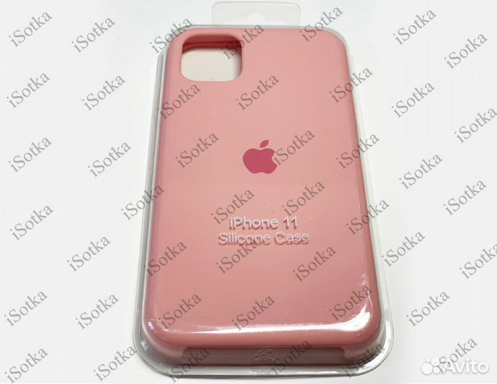 Чехол Apple iPhone 11 Silicone Case №6 (розовый)