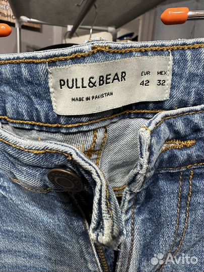 Джинсы pull and bear 32