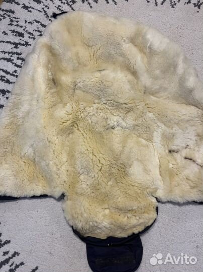 Меховой конверт в коляску овчина