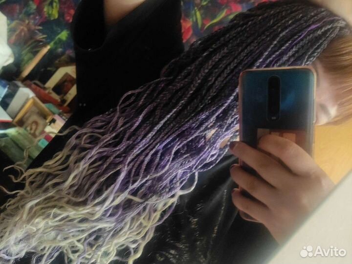 Афрокосы комплект б.у