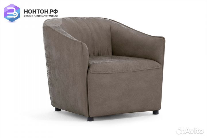 Кресло Флэш темно-коричневое