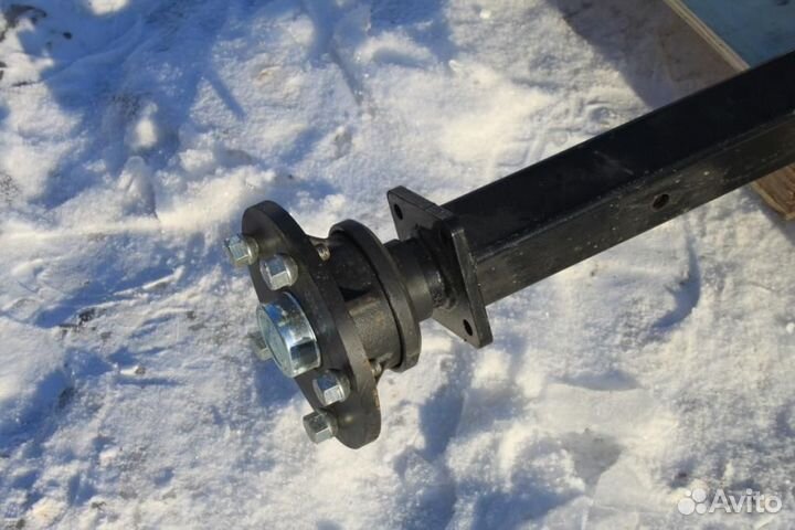 Ось для прицепа рессорная 1300 кг мзса 817711.015