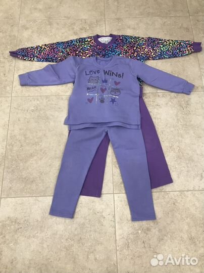Детские вещи пакетом на девочку 110 116