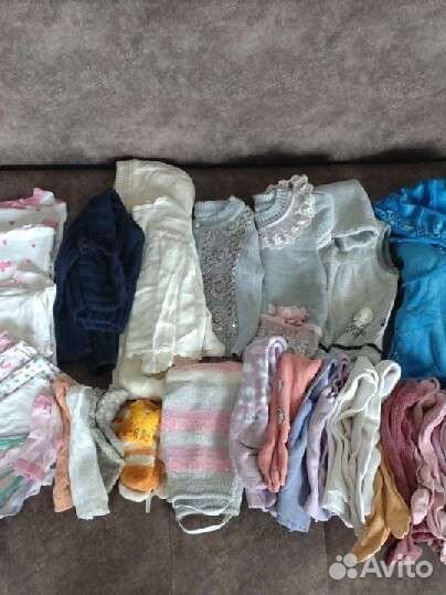 Одежда для девочки 68-74 пакетом