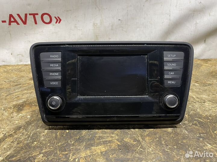 Skoda Octavia A7 магнитола штатная
