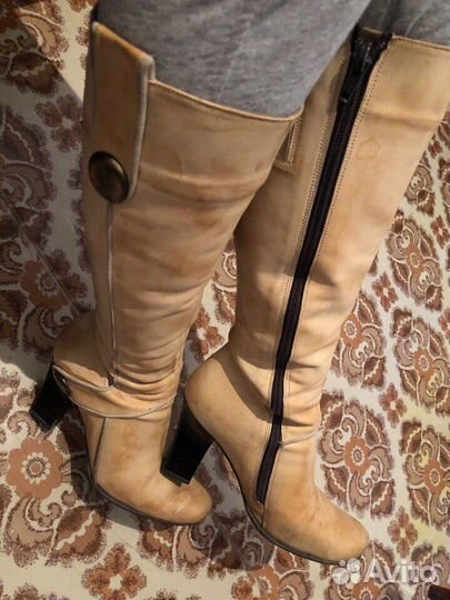 Сапоги натуральная кожа