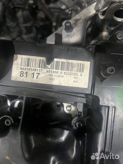 Двигатель Мерседес OM 651 ом651 2.2 cdi