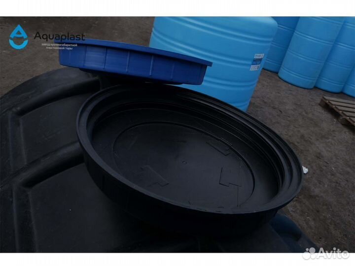 Бочка пластиковая 10000 л для жидкостей (вертикаль