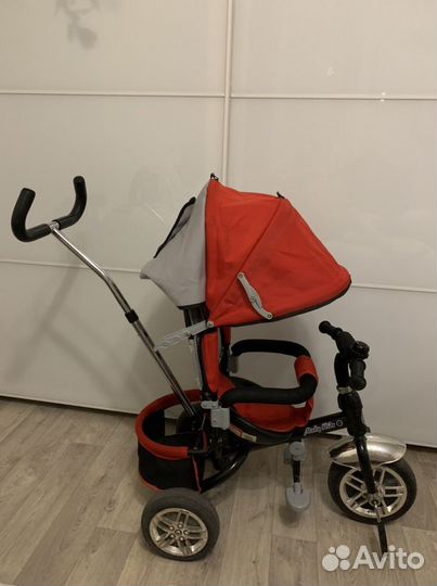 Велосипед с родительской ручкой Mobi kids