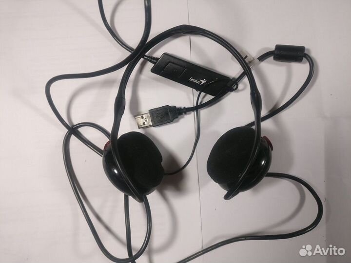 Проводные USB-наушники с микрофоном