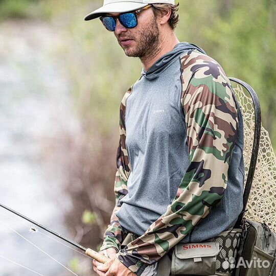 Термофутболка Simms SolarFlex Hoody:S,M,L,XL,3XL