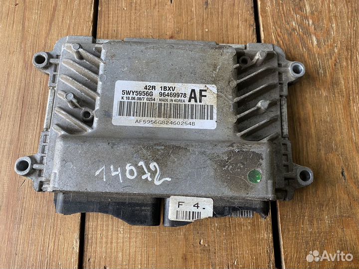 Блок эбу Авео Т250 1,2