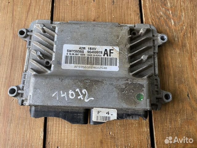 Блок эбу Авео Т250 1,2