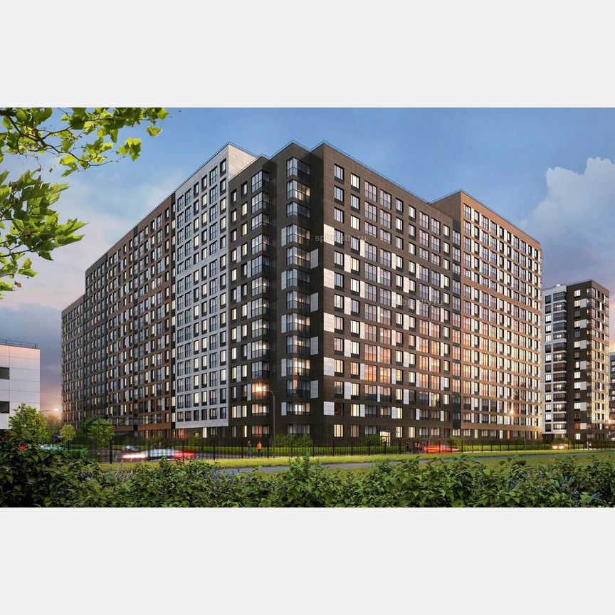 2-к. квартира, 54,1 м², 6/21 эт.