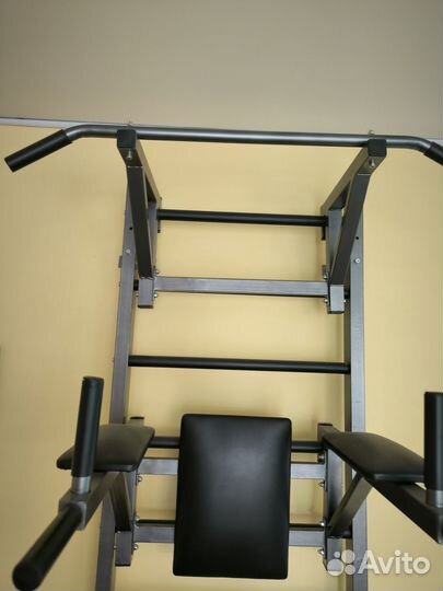 Шведская стенка с турником и брусьями