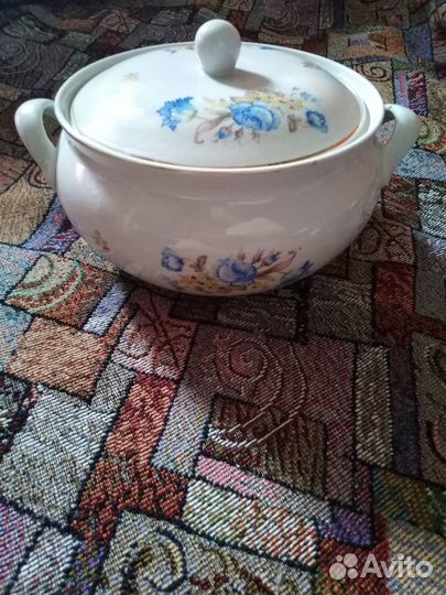 Супница фарфор 20 век можно в коллекцию