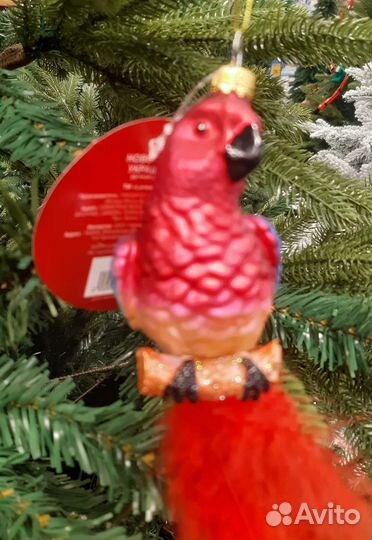 Елочная игрушка попугай