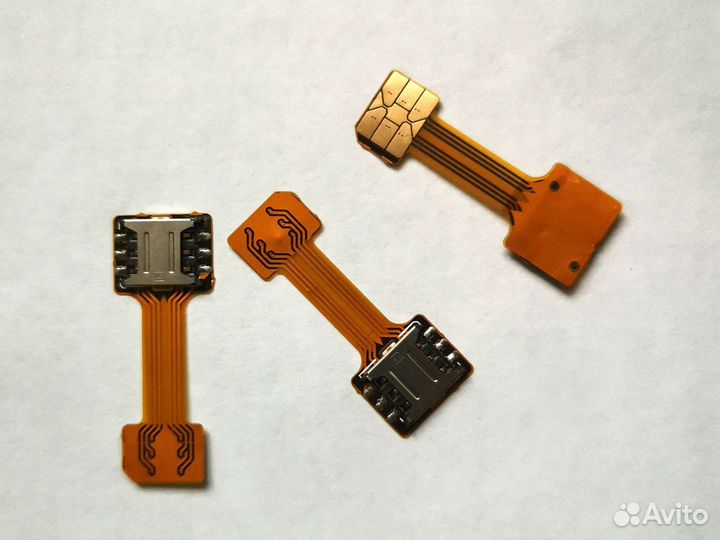 Адаптер 2 Nano SIM-карты + Micro SD Гибридный слот