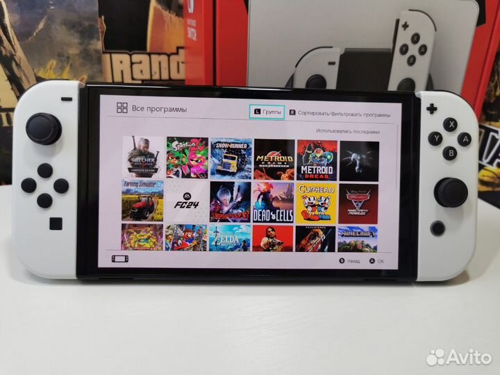 Новый Прошитый Nintendo Switch Oled 256Гб Реболл