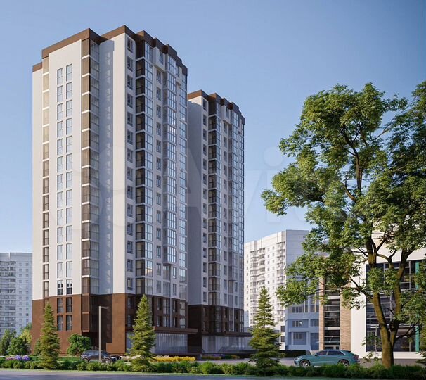 1-к. квартира, 45,2 м², 3/16 эт.