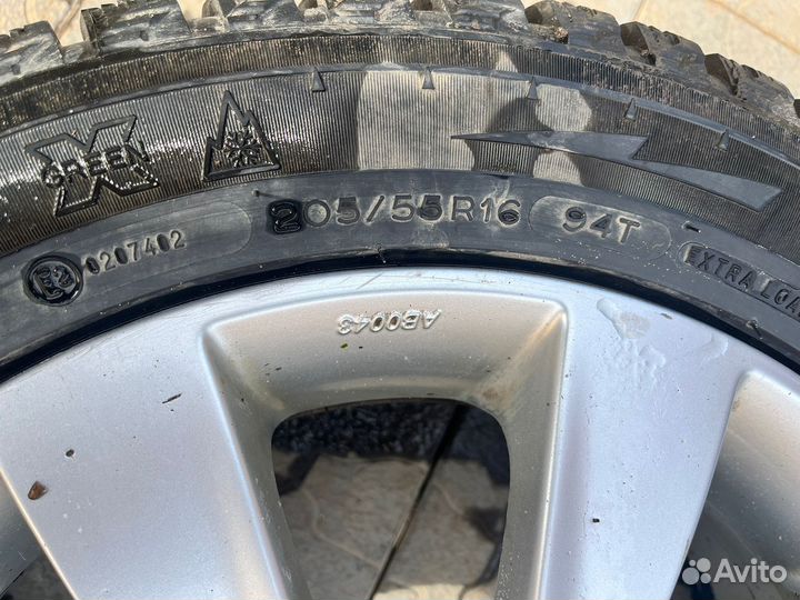 Литые диски r 16 4 100 бу