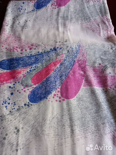 Новые отрезы ткани СССР хлопок, шерсть, фланель