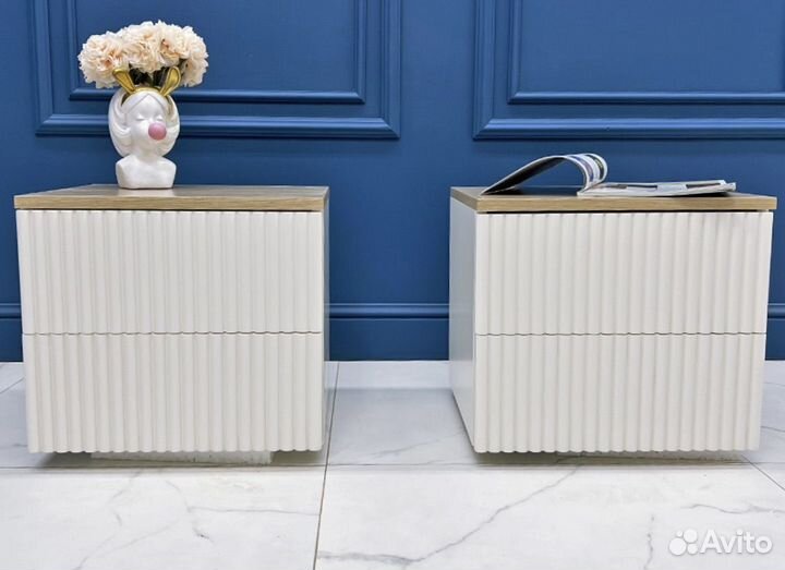 Тумба прикроватная белая